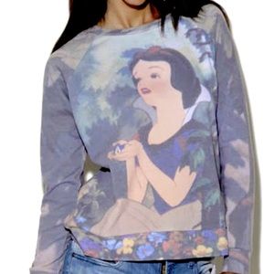 Wet Seal Disney Collection Snow White Scene Sweatshirt Sweater Size XS